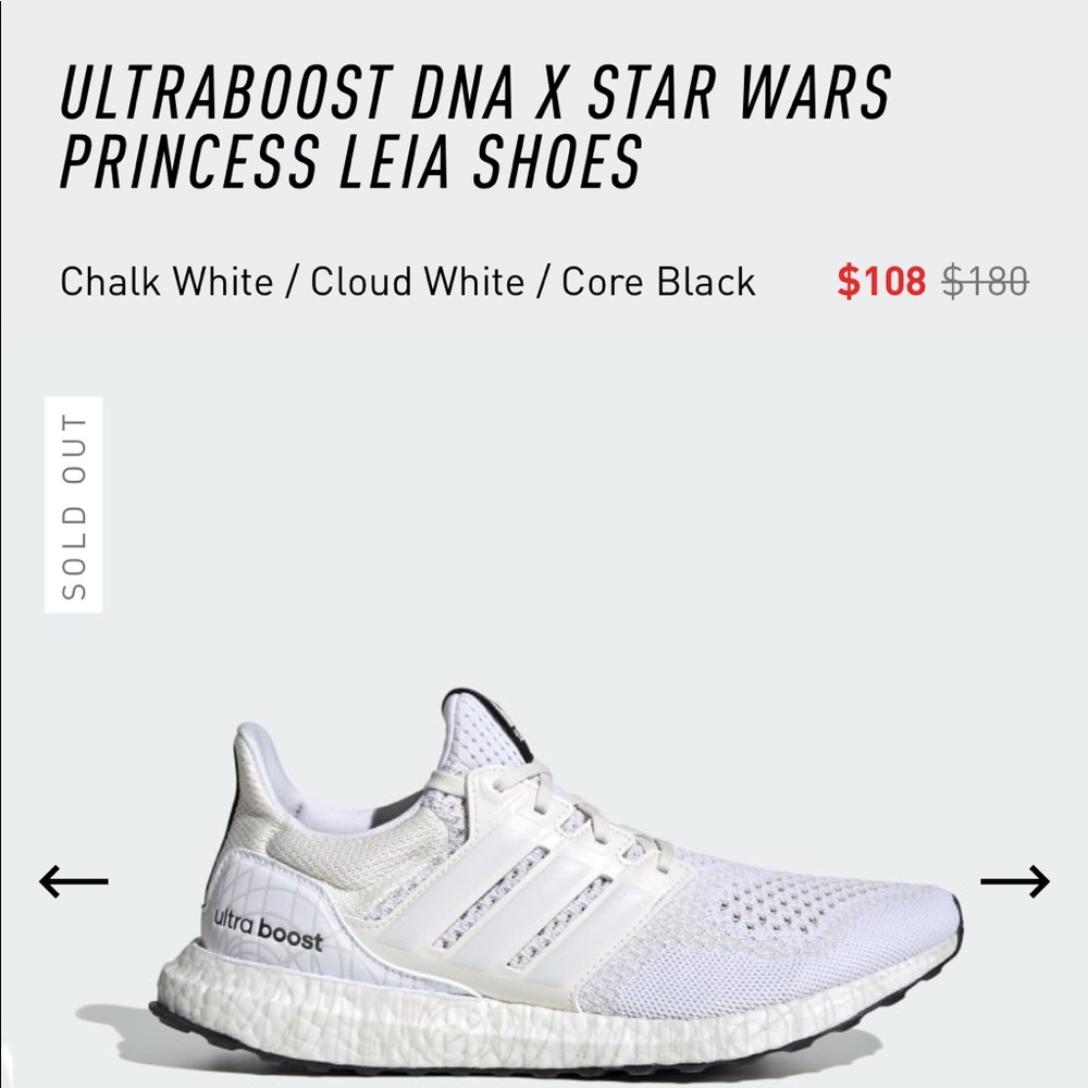 ISO Ultraboost DNA X Star Wars Leia Shoes